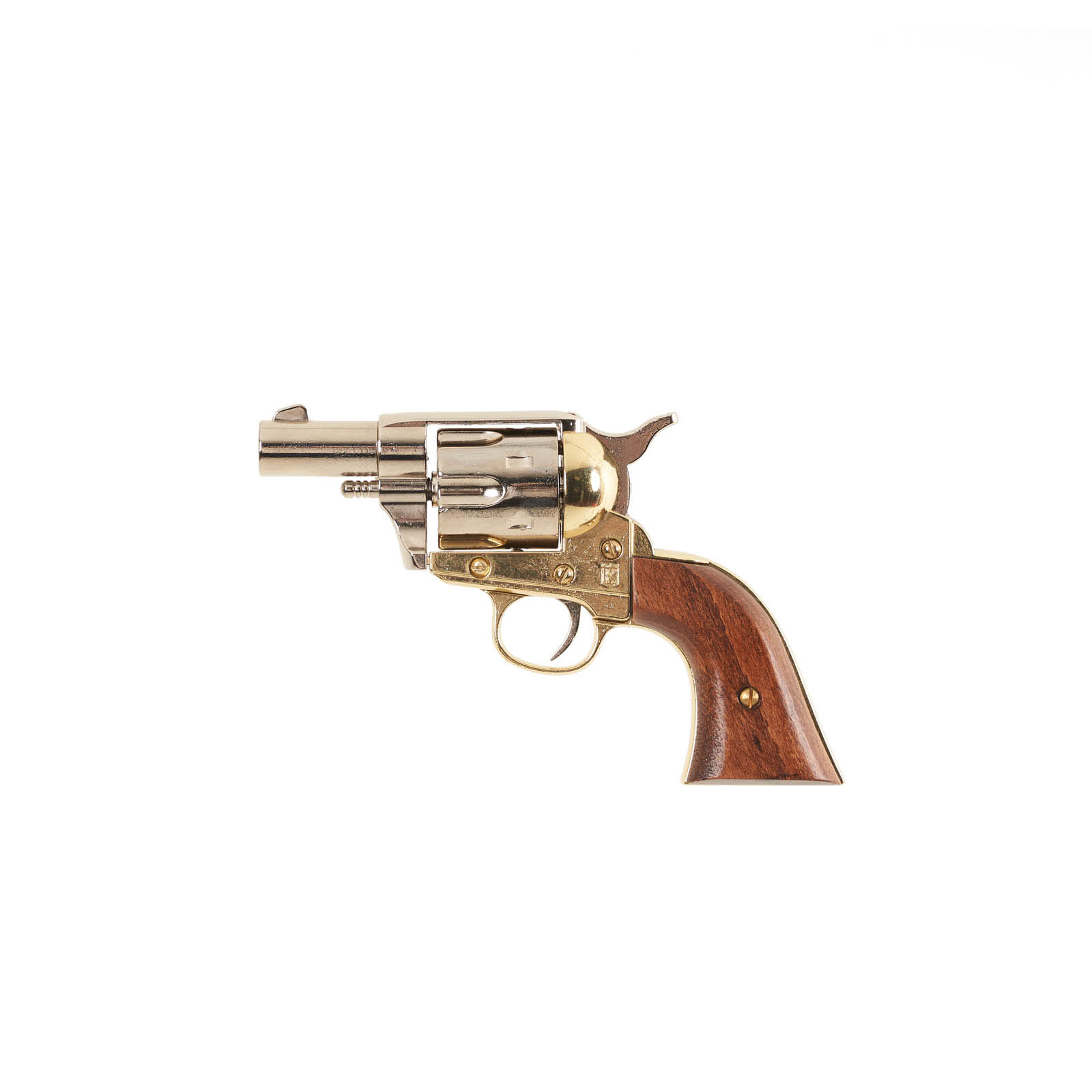 47-1061-1WN-Brass-Non-Firing-45-Replica-Short-Pistol left view