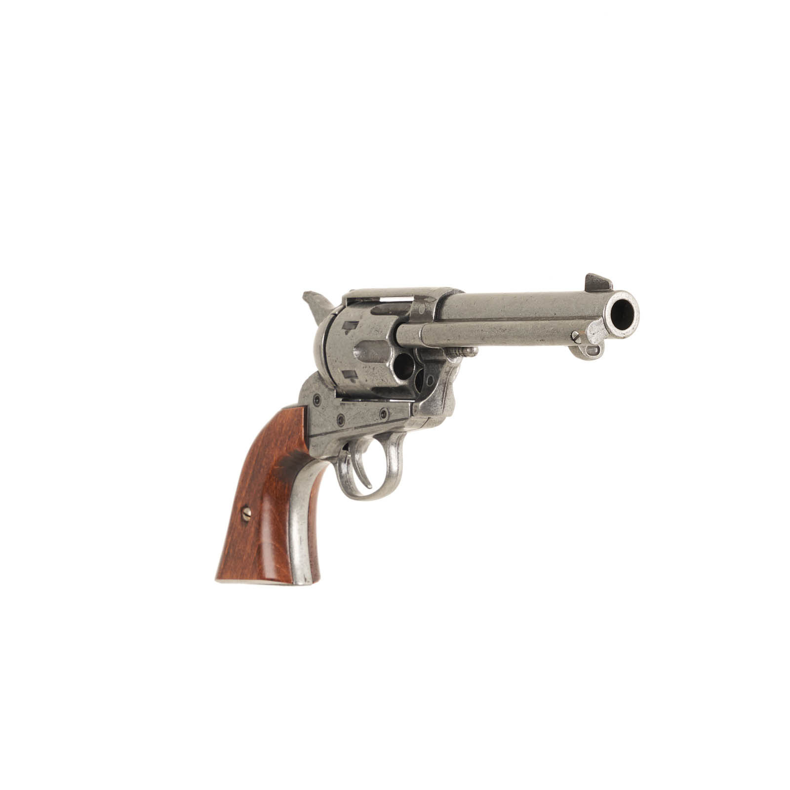 black replica fast draw pistol front view