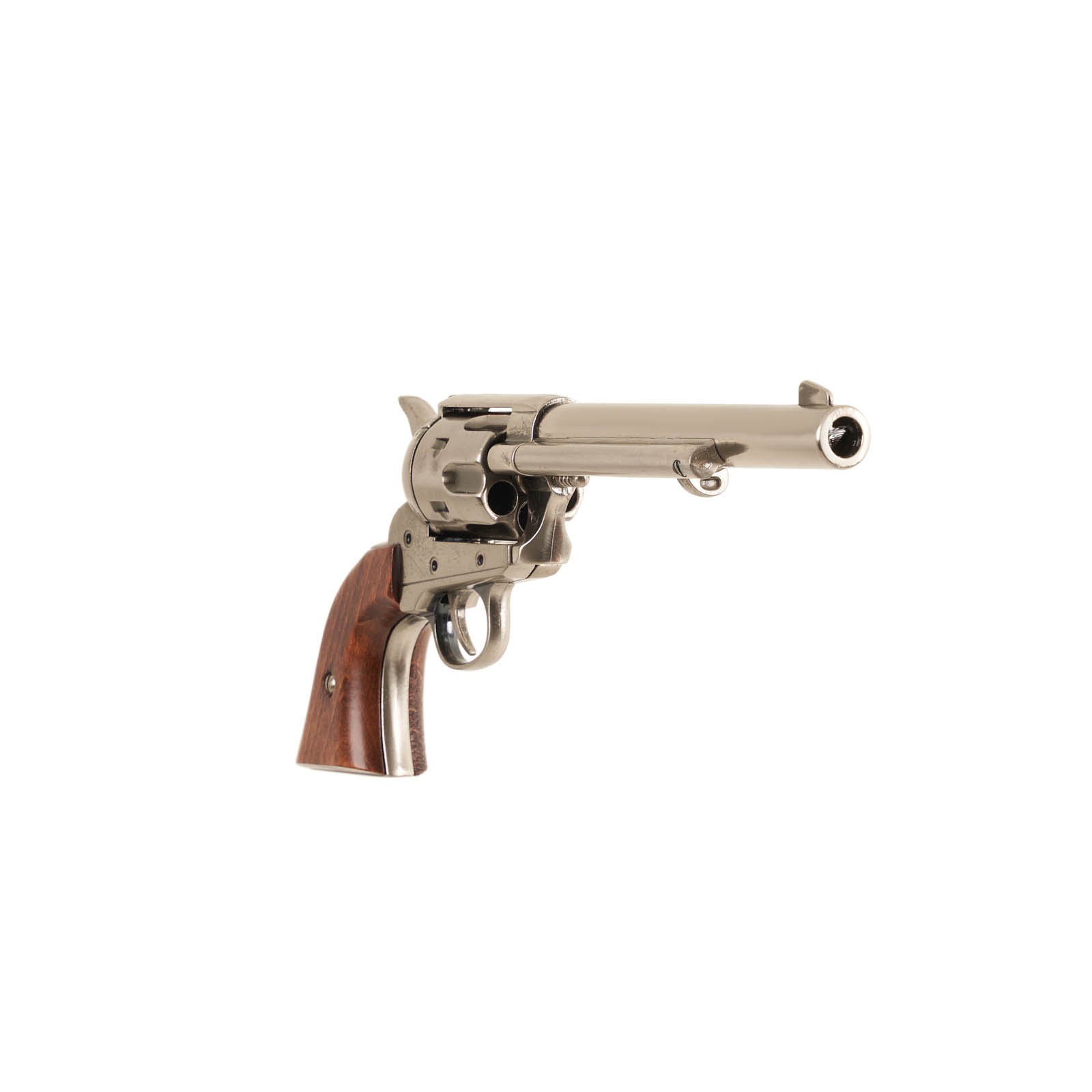 grey non firing replica 45 revolver front view