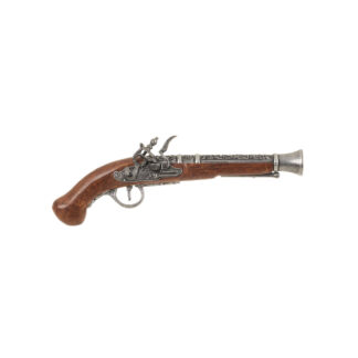 non firing replica pirate flintlock gun right view