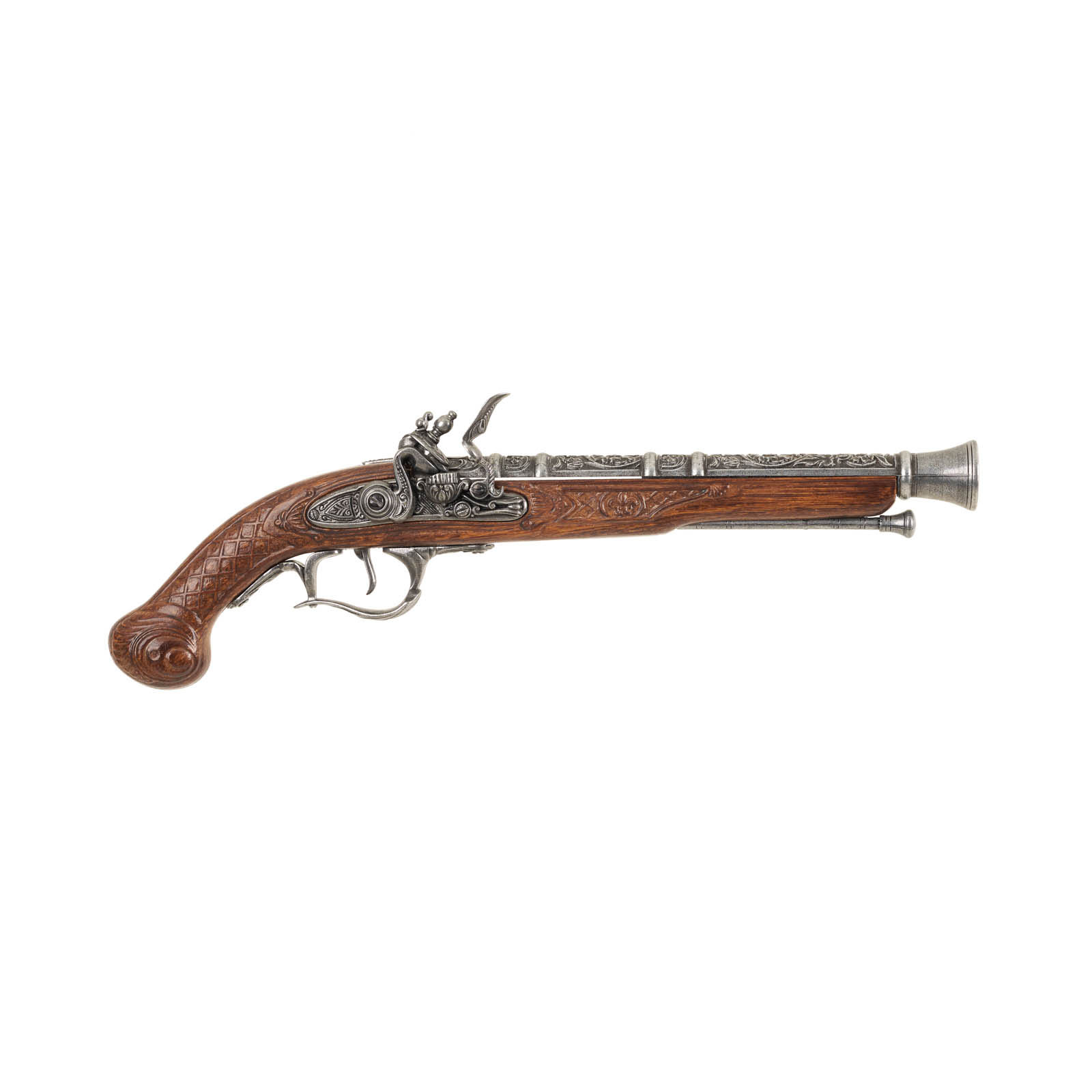 arquebus flintlock pistol replica right view