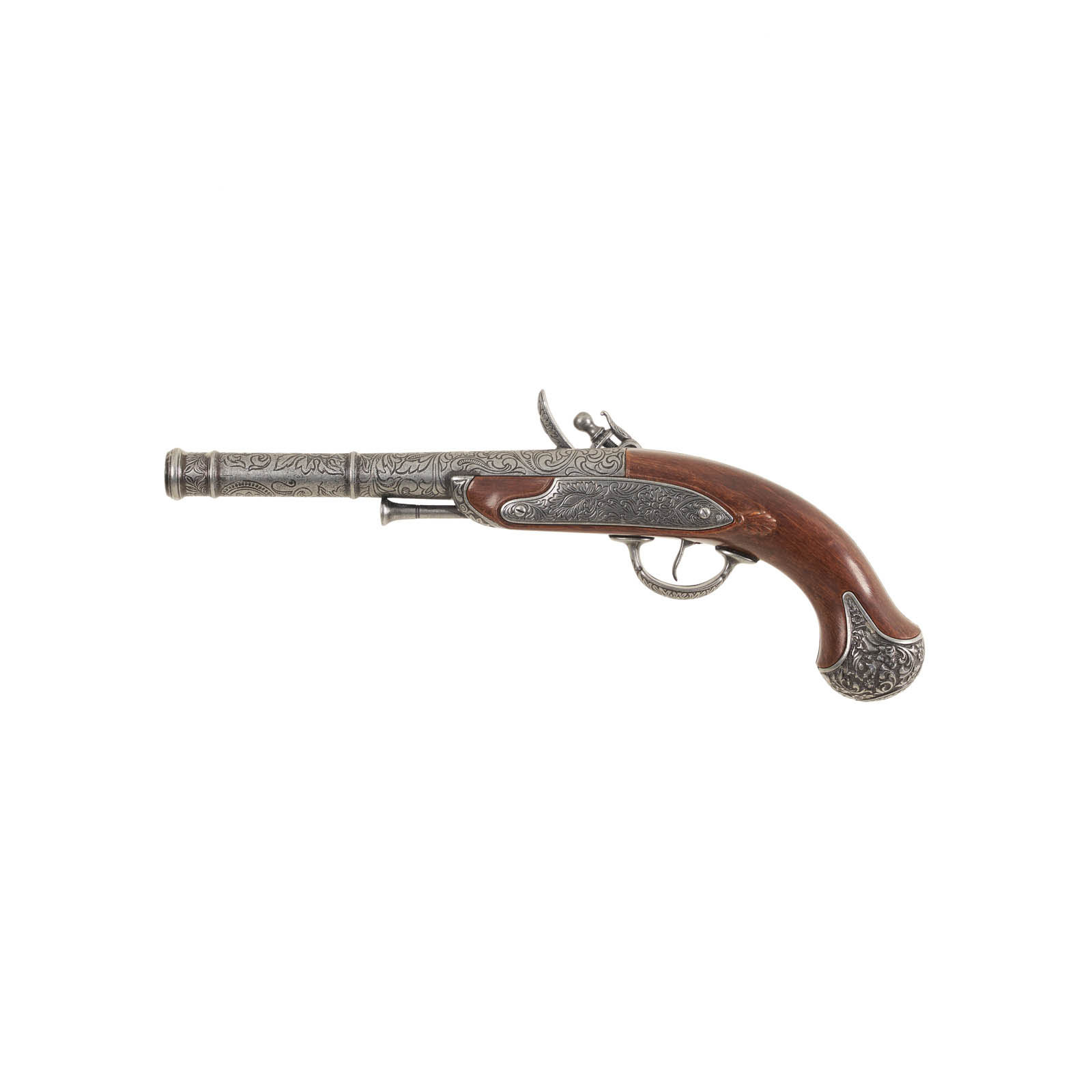 replica 18th century English Lucknow pistol left view