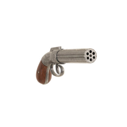 1837 pepperbox revolver replica front view