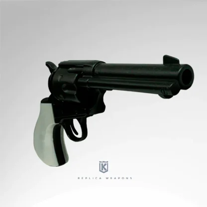 black thunderer revolver with ivory grip