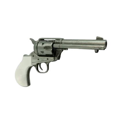 silver thunderer revolver with ivory grip