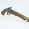 Right hand angle view of 18th Century Flintlock Dueling Pistol Set of 2