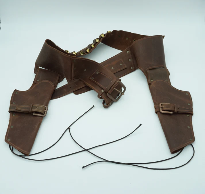 Leather bandolier holster best sale