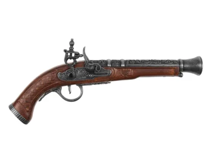 Right side of Replica Non-Firing 18th Century French Flintlock Pistol